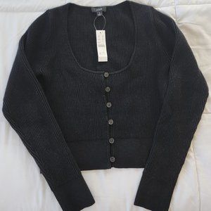 J. Crew Scoopneck stretch cardigan top